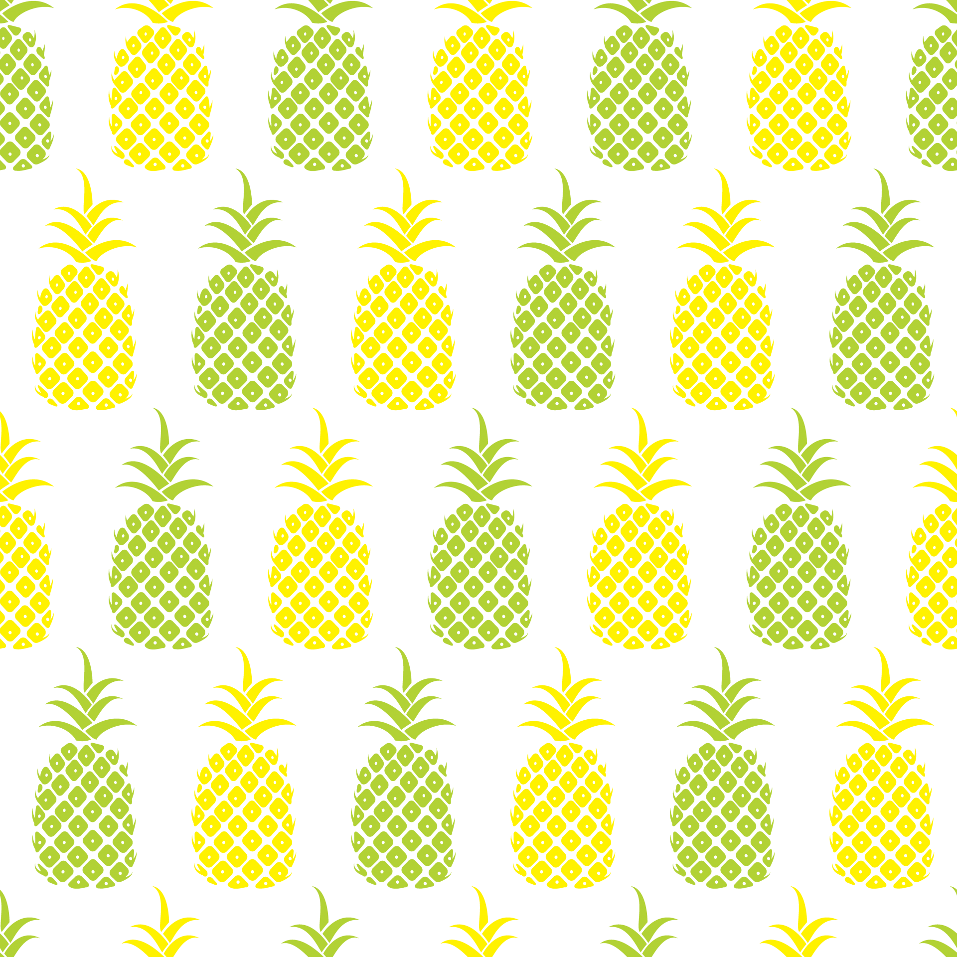 Pineapple Pattern Background