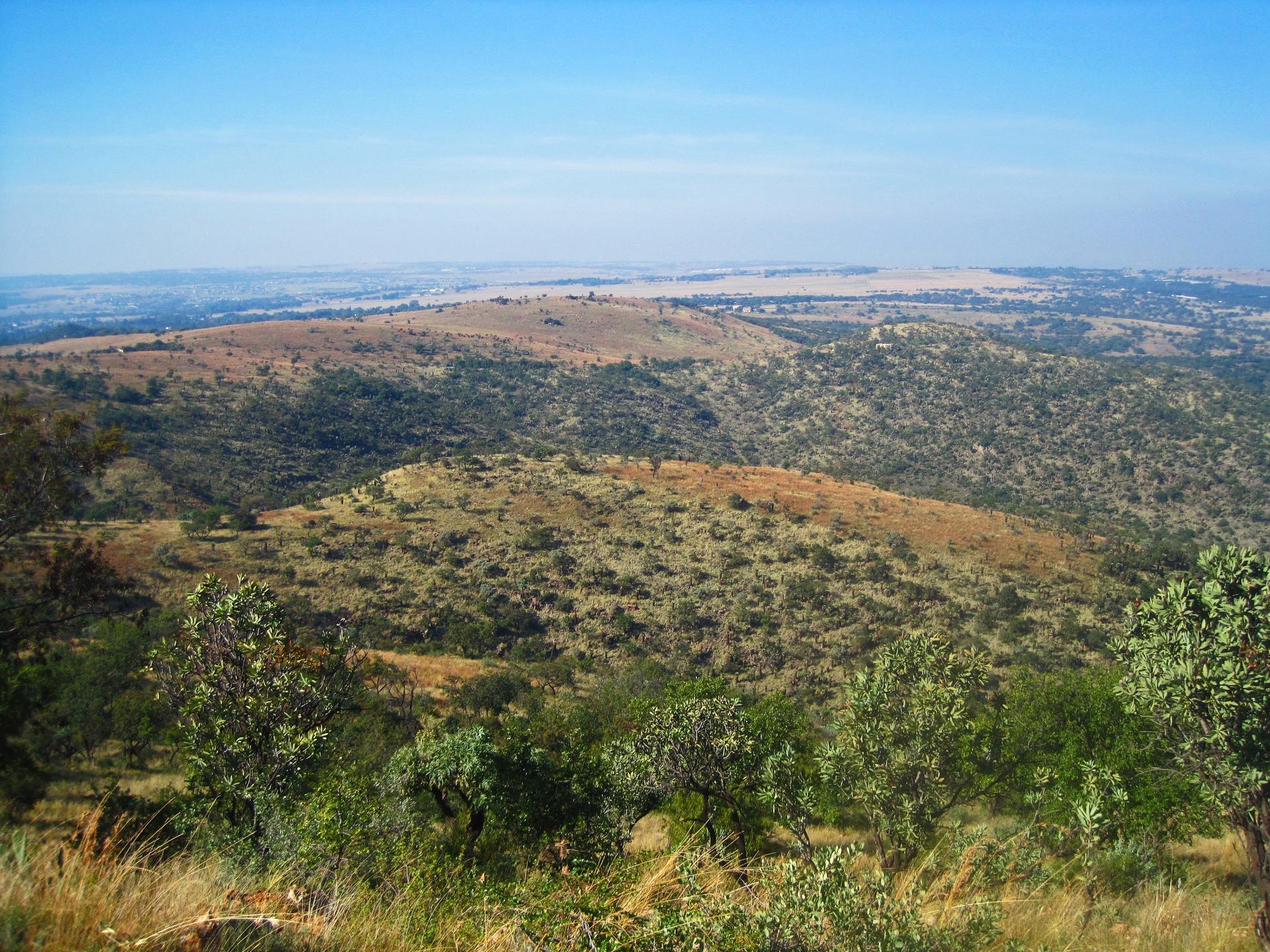 View Over Hills In South Africa