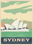 Australia, Sydney Travel Poster