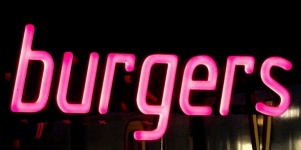 Burgers Neon Light Sign