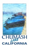 Chumash Lake California Poster