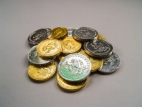 Coin Money On Background
