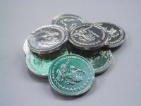 Coin Money On Background