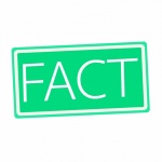 FACT White Stamp Text On Green