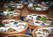 Kantoke Thai Food Traditionally Meal Set