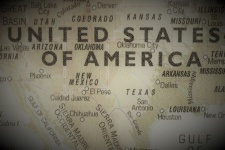 Old Map Of The USA