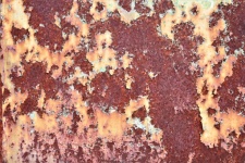 Peeling Paint And Rust Background