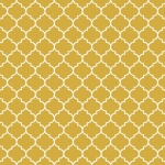 Quatrefoil Pattern Background Gold