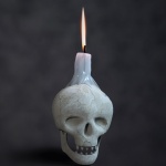 Skull Wax Candle