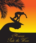 Surf Hawaii Poster