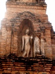 Temple Buddha Statue In Sukhothai