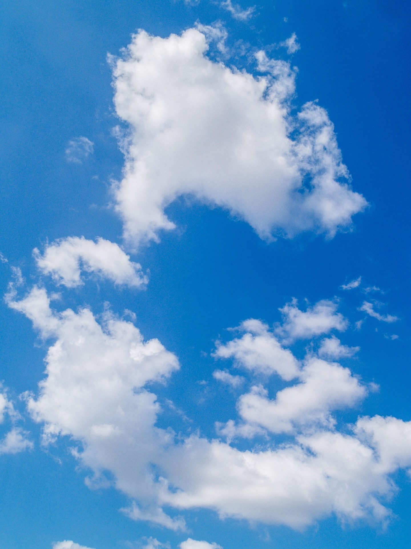 Blue Sky Background With Clouds