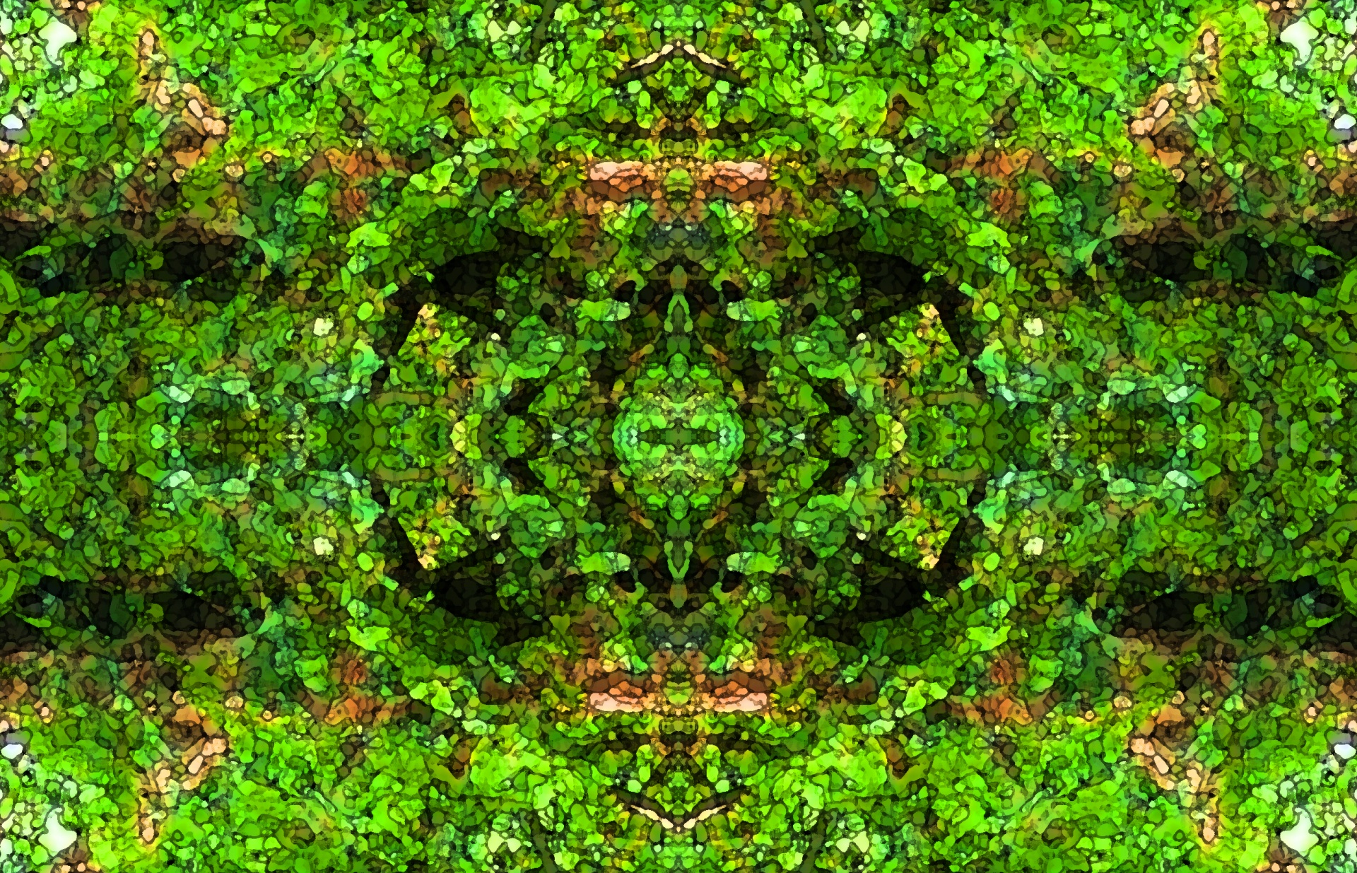 Bright Green Repeat Pattern
