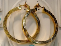 18ct Gold Hoops Earrings