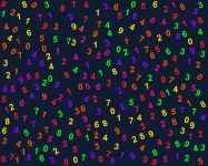 Background With Numbers