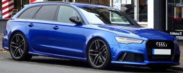 Blue Audi Quattro Car