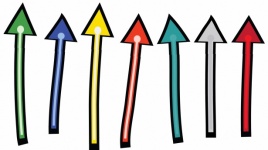 Colorful Arrows Clipart