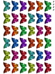Colourful Butterflies Mini 36