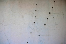 Creeper Marks On Painted Wall