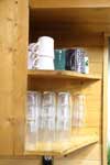 Cups And Glasses In A Cupboard