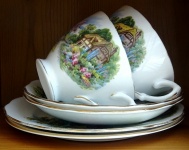 Cups Saucers And Sideplates