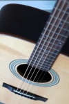 Guitar Strings Close Up Abstract