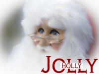 Holly Jolly Santa Greeting