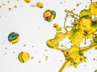 Yellow Paint Splash