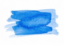 Blue Brush Stroke