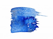 Blue Brush Stroke