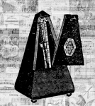 Vintage Metronome Illustration