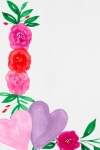Floral Watercolor Notepaper