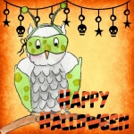 Cute Halloween Owl