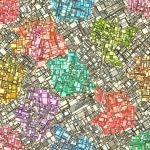 Abstract City Map Background