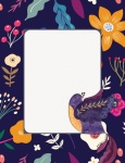 Bird And Floral Notepaper