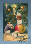 Vintage Christmas Mice
