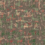 Candy Cane And Stockings Paper
