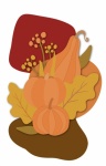 Gourds Autumn Illustration
