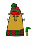Cartoon Christmas Cat