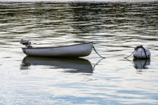 Rowboat In Lake
