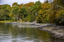 New England Lake In Fall