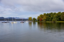 Autumn Lake In Vermont