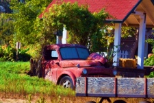 Autumn Farm Truck