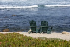 Chairs By The Sea