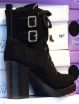 Ladies Fashion Buckle Boots