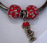 Minnie Mouse Bracelet Pendant