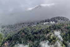 Misty Mountain Landscape