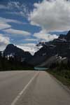 Mountain Road To A Glacier In Banff