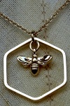 Necklace With Insect Pendant