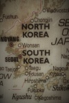 Old Map Of North And Sount Korea